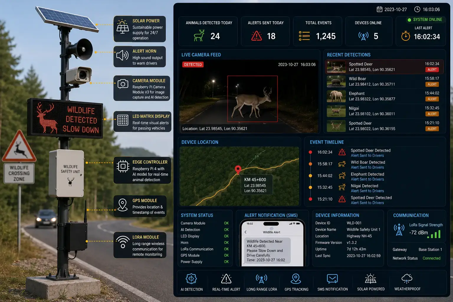 AI Wildlife Detection System